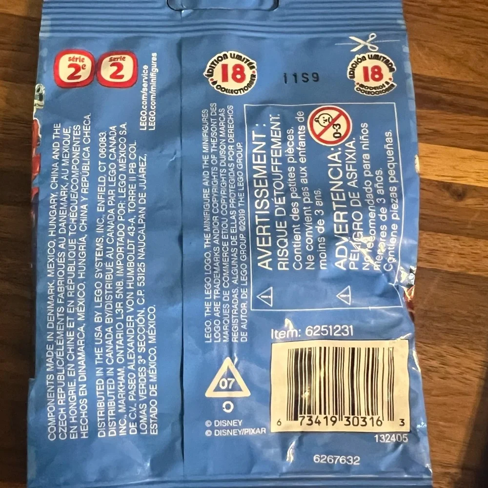 5 Lego Minifigures Disney Blind Bags Series 2 - Picture 4 of 5